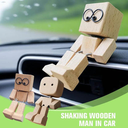 Swaying Wooden Figure  – Handmade Decorative Balance Toys
