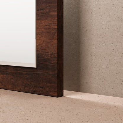 Eviva Sun Wooden Framed Mirror