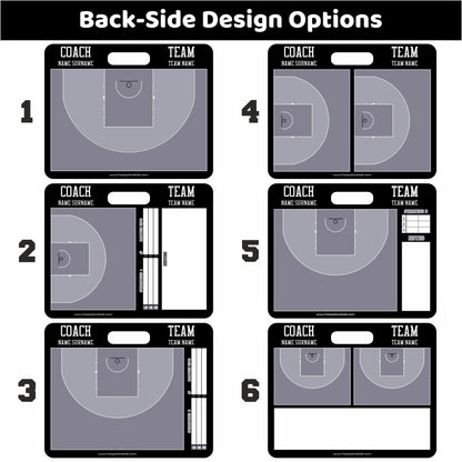 Custom 3x3 Basketball Magnetic Coaching Board 15.7'' x 12.6'' / 40 cm x 32 cm