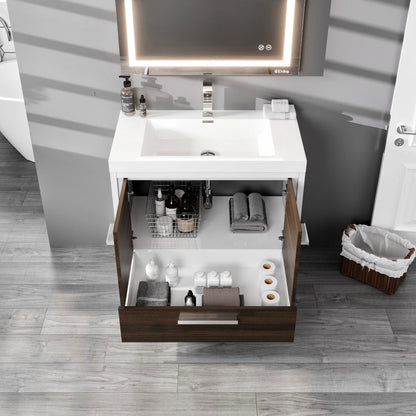 Eviva Grace Bath Vanity with Acrylic Top and Integrated Sink (24"-48")