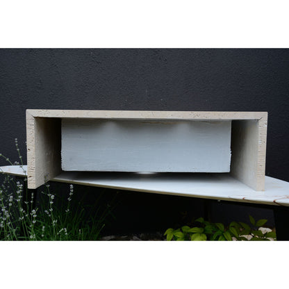 HANDCRAFTED CUSTOM TRAVERTINE SINK (TR-055)