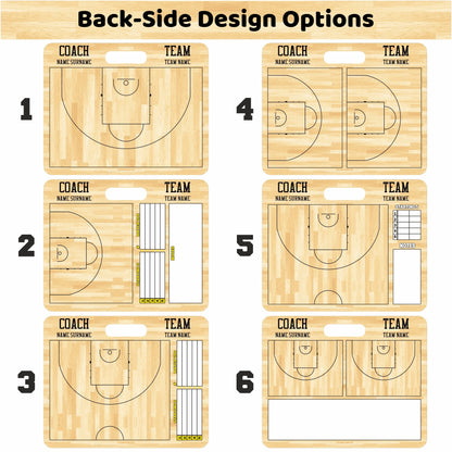 FIBA Custom American Style Magnetic Coaching Board 11.4'' x 9.4'' / 29 cm x 24 cm