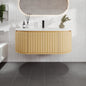 Eviva Haven Wall Mount Bath Vanity with Solid Surface Top and Integrated Sink (39"-71")