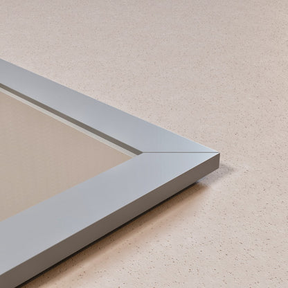 Eviva Acclaim 60" x 30" Rectangular Blue Wooden Framed Mirror