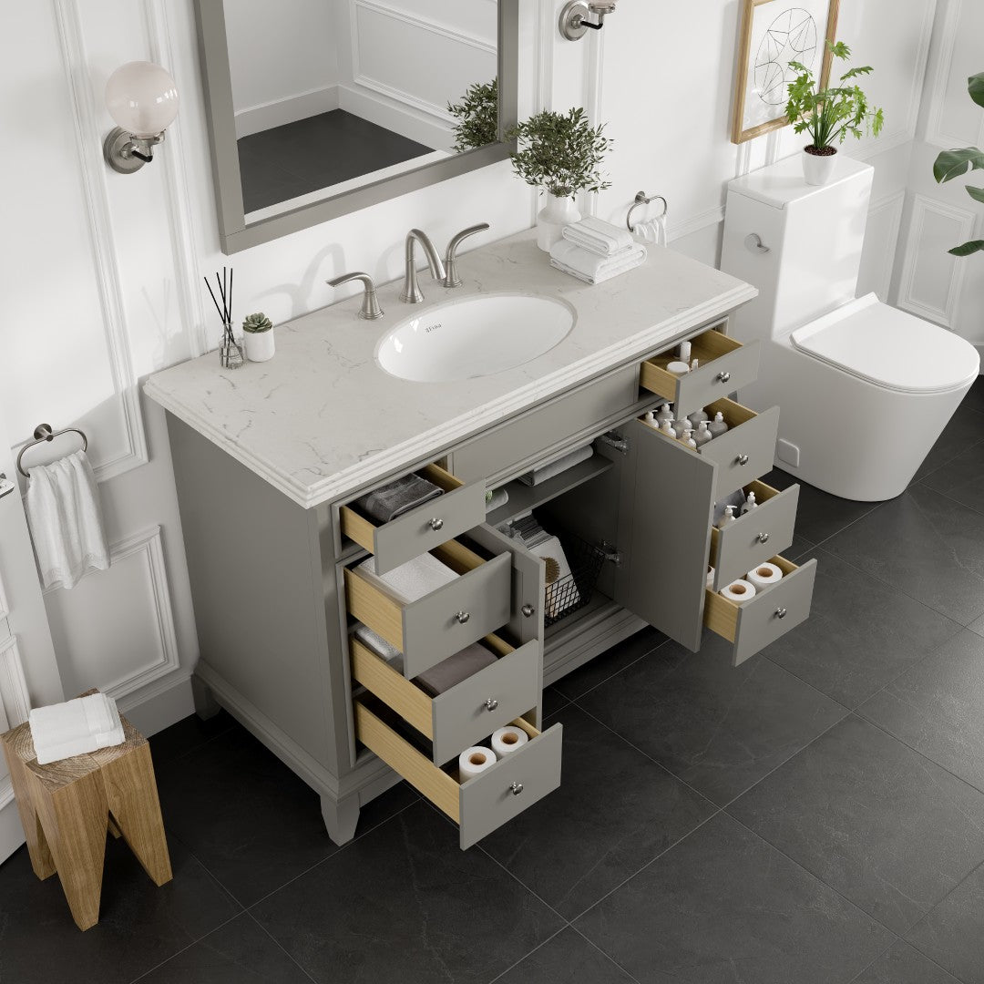 Eviva Elite Stamford Bath Vanity with Counter Top and Undermount Porcelain Sink (24"-72")