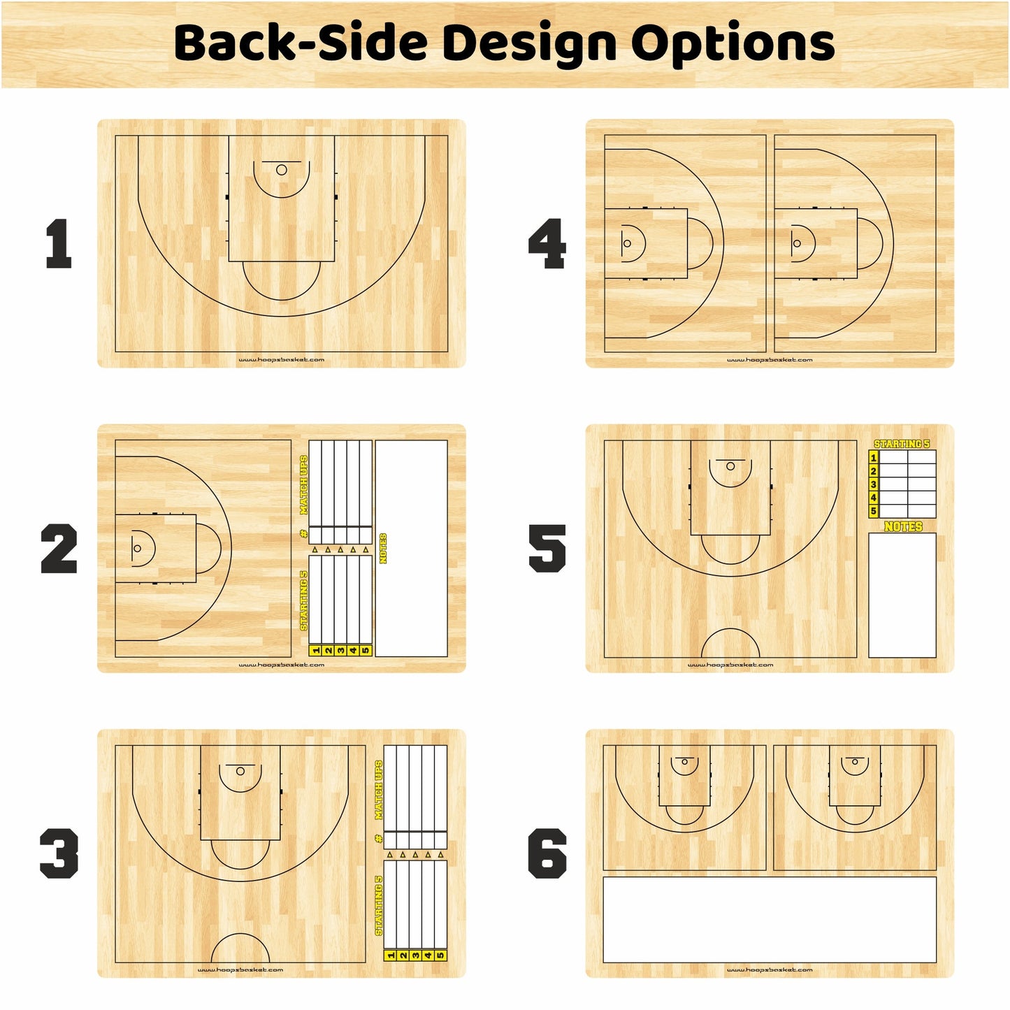FIBA Custom Classic Coaching Board 15.7 x 10.6