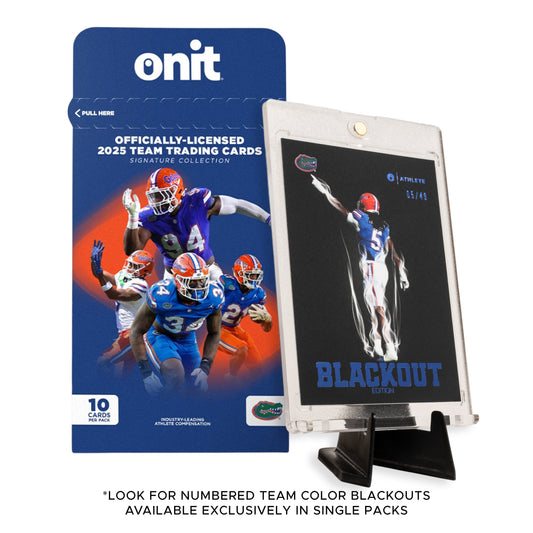 University of Florida Football 2025 Trading Cards - Single Pack