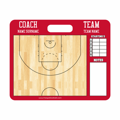 WNBA Custom American Style Magnetic Coaching Board 11.4'' x 9.4'' / 29 cm x 24 cm