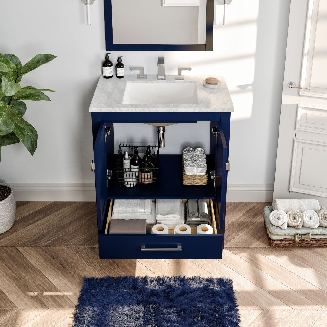 Eviva Aberdeen Transitional Bathroom Vanity (24"-72")