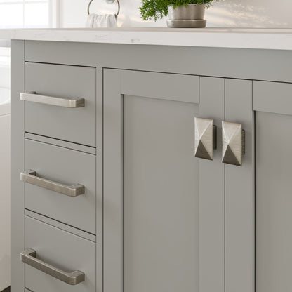 Eviva London Bath Vanity with Carrara Quartz Top and Undermount Porcelain Sink (20"-60")