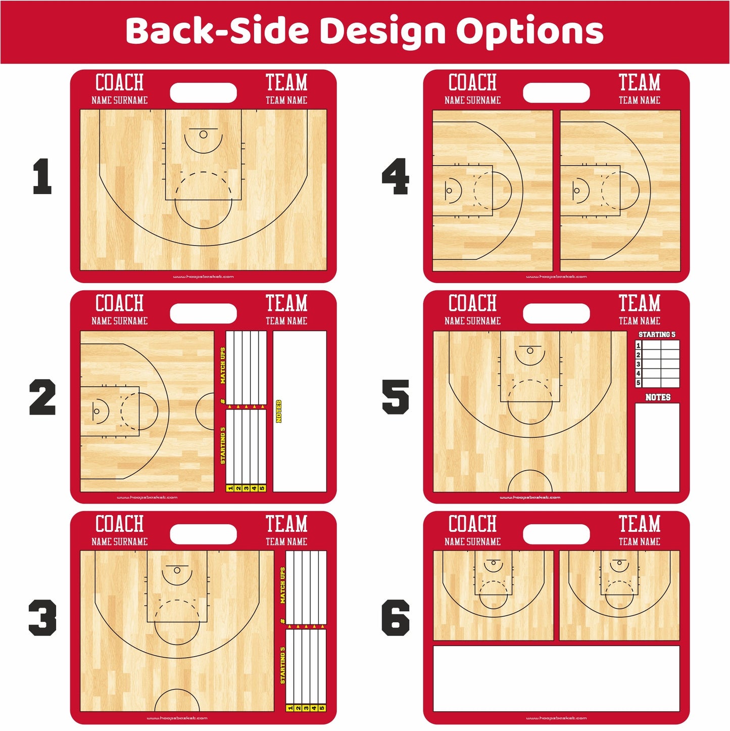 WNBA Custom American Style Magnetic Coaching Board 22'' x 17.5'' / 56 cm x 45 cm