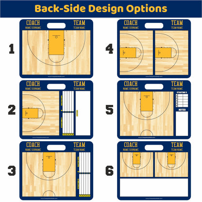 WOMEN'S NCAA Custom American Style Magnetic Coaching Board 11.4'' x 9.4'' / 29 cm x 24 cm