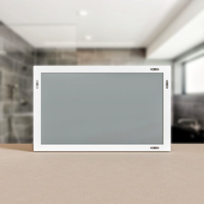 Eviva Aberdeen 72" x 30" Rectangular White Wooden Framed Mirror