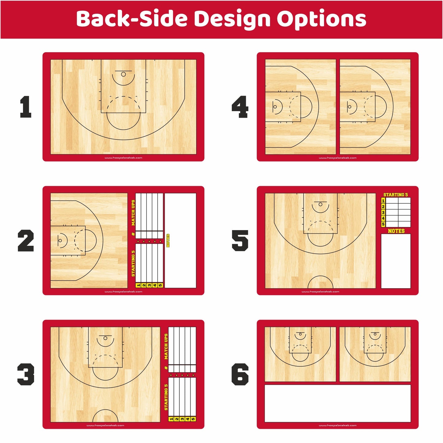 WNBA Custom Classic Magnetic Coaching Board 15.7'' x 10.6'' / 40 x 27 cm