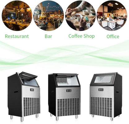 100LBS/200LBS/265LBS  Freestanding Commercial Ice Maker Z5845A