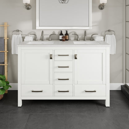 Eviva Aberdeen Bath Vanity with Counter Top and Undermount Porcelain Sink (24"-96")