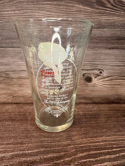 Vintage Coca Cola Magnificent Ladies Collector Series 1 Glasses