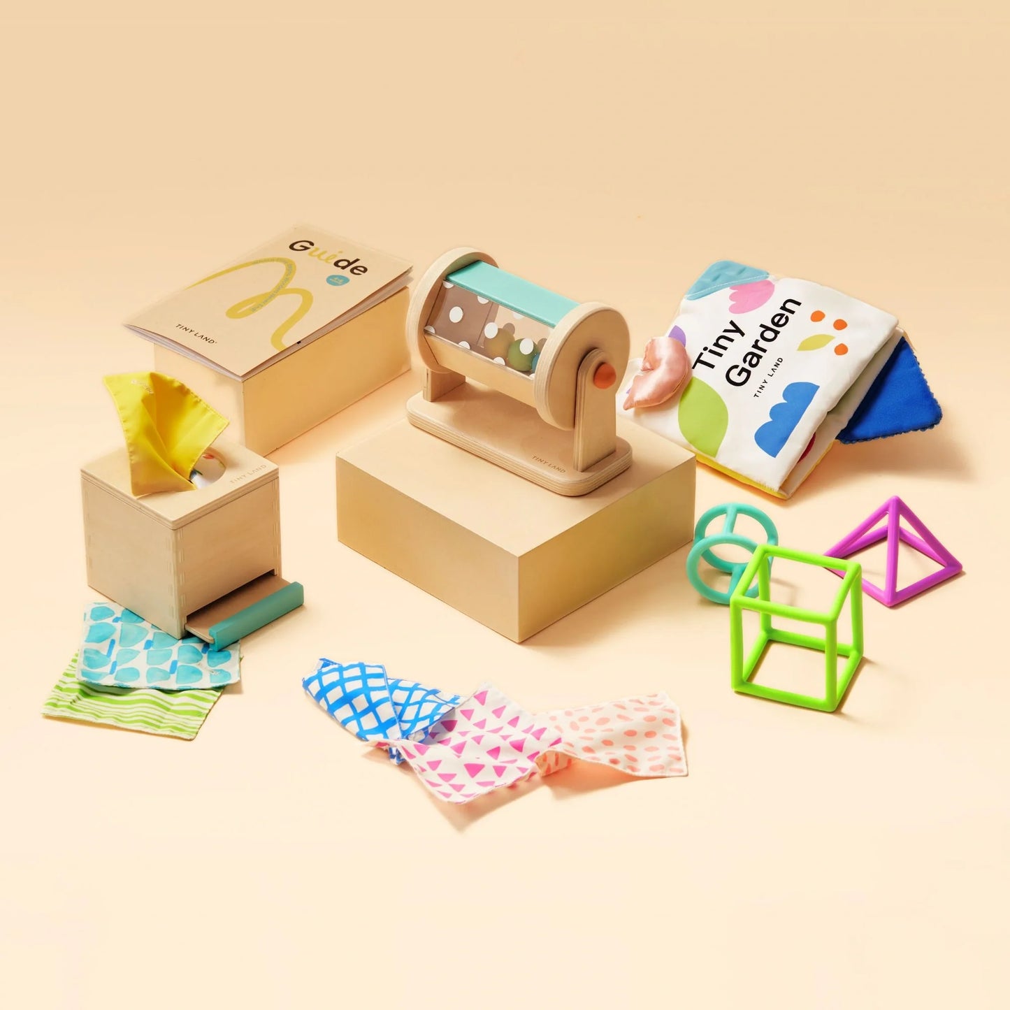 Tiny Land® Montessori Sensory Beginnings Baby Set（0–6 months）