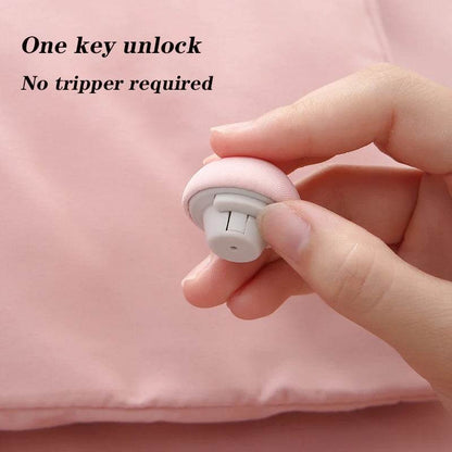 4Pcs Non-Slip Mushroom BedSheet Quilt Blanket Holder – Keep Your Bedding Neat & Tidy