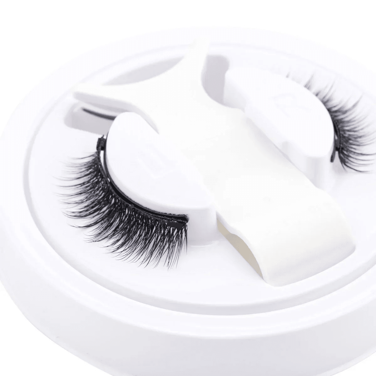Reusable Magnetic Eyelashes Set Mink Lashes with Tweezers