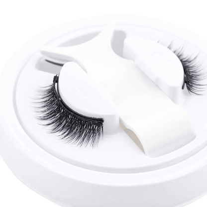 Reusable Magnetic Eyelashes Set Mink Lashes with Tweezers