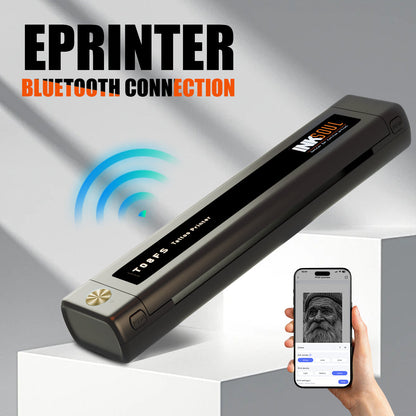 INKSOUL® T08FS Wireless Tattoo Transfer Stencil Printer-Can print shadows