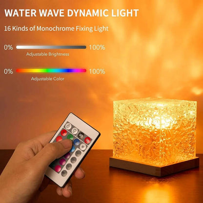 Ocean Wave Aurora Light – 16 Color LED Night Lamp