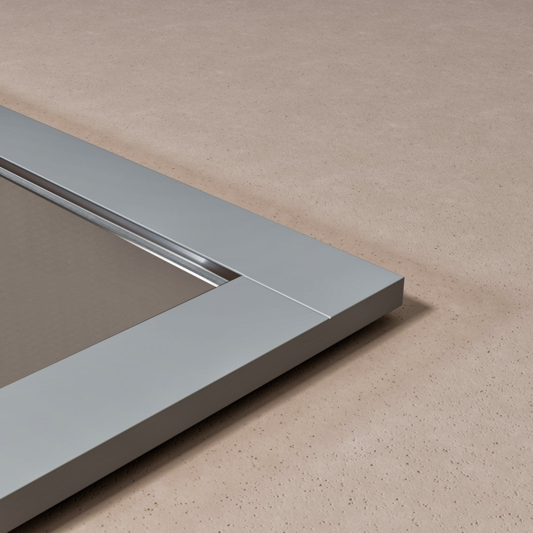 Eviva Aberdeen 72" x 30" Rectangular White Wooden Framed Mirror