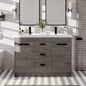 Eviva Lugano Bath Vanity with Acrylic Top and Integrated Sink (24"-84")