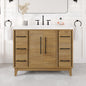 Eviva Graham Bath Vanity with Engineered Stone Top and Integrated Sink (30"-72")