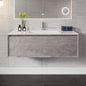 Eviva Aurora Wall Mount Bath Vanity with Carrara Quartz Top and Undermount Porcelain Sink (36"-60")
