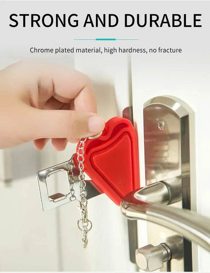 Portable Door Lock Travel Lock Anti-Theft Hotel Lock