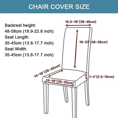 Resilient Chair Cover Washable Dining Chair Cover