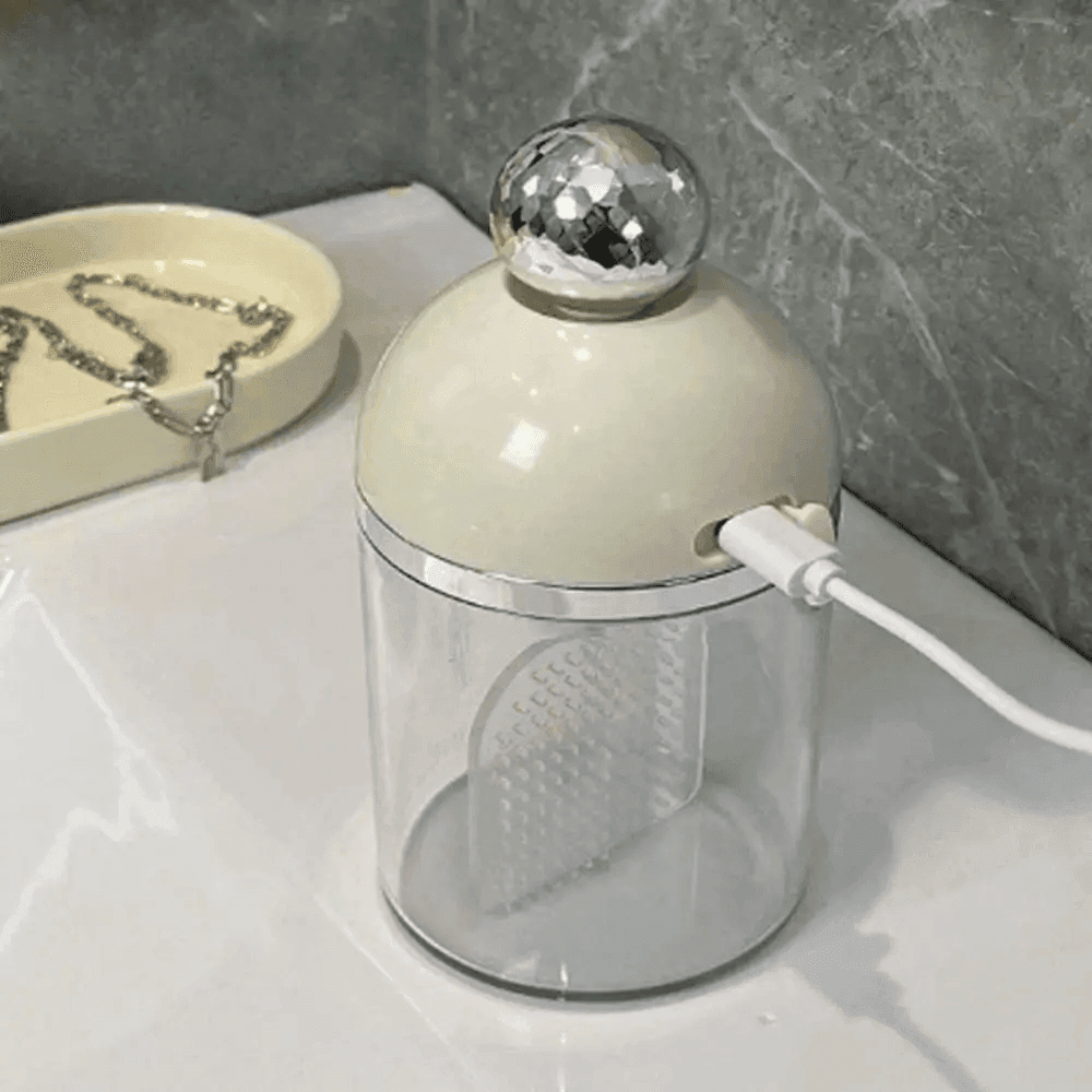 Automatic Foaming Face Cleanser Dispenser – Mini Electric Facial Foam Maker with Large Capacity for Bathroom or Vanity Use