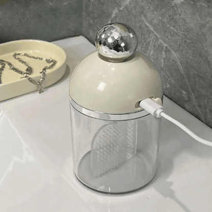 Automatic Foaming Face Cleanser Dispenser – Mini Electric Facial Foam Maker with Large Capacity for Bathroom or Vanity Use