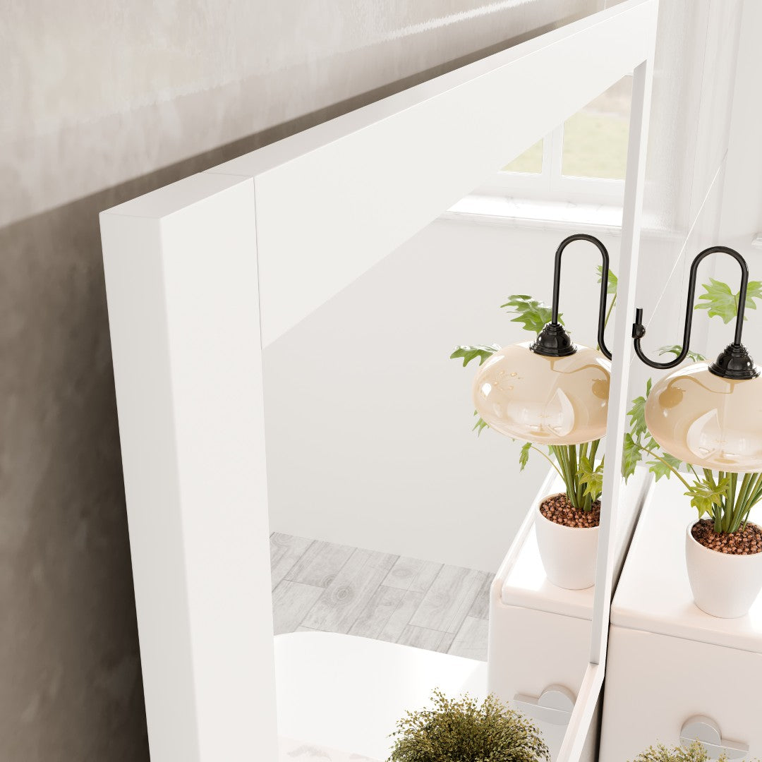 Eviva New York Wooden Framed Mirror