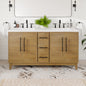 Eviva Graham Bath Vanity with Engineered Stone Top and Integrated Sink (30"-72")
