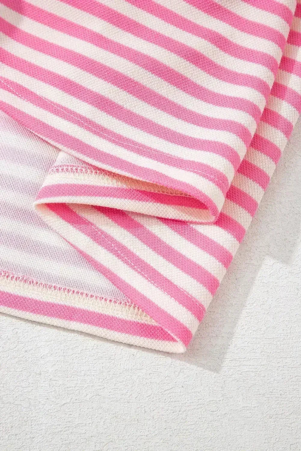 Black Stripe Bowknot Backless T-Shirt