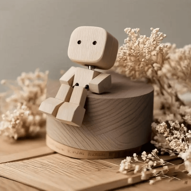 Swaying Wooden Figure  – Handmade Decorative Balance Toys