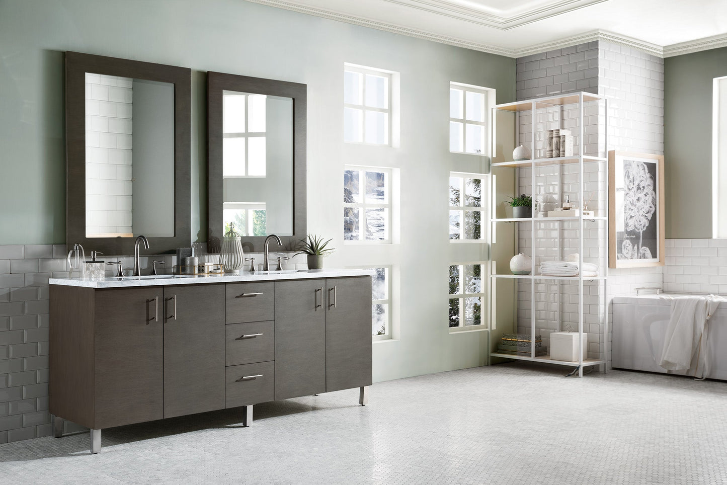 Metropolitan 72" Double Vanity Cabinet