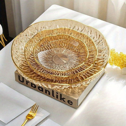 PetalShaped Snack Plates Set 3 Stylish Serving Platters