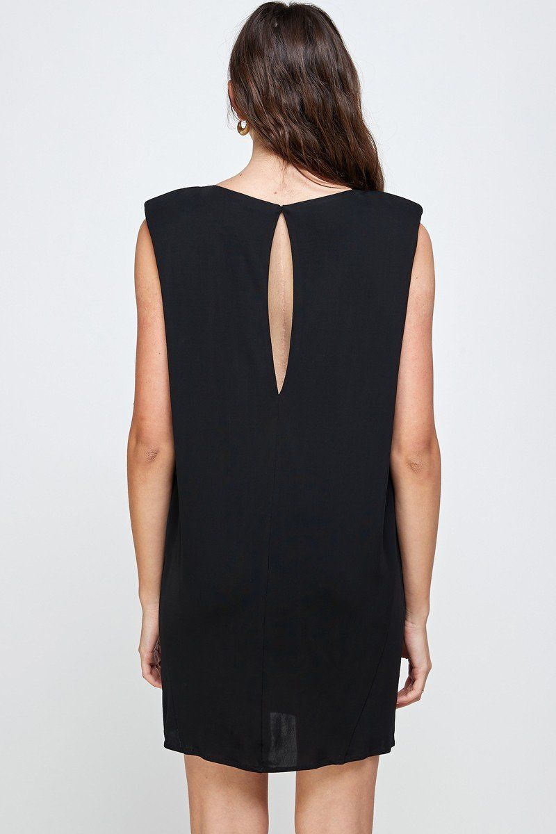 Sleeveless Embellished Neckline Mini Dress | Apparel | Kitchen + Metal