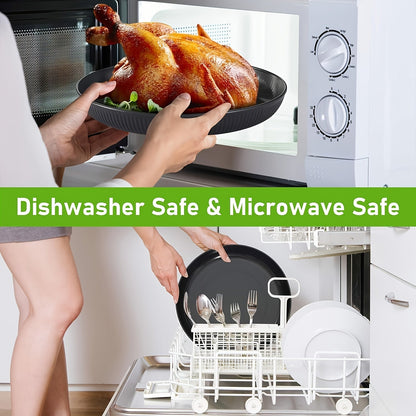 18Piece Unbreakable Dinnerware Set Microwave  Dishwasher Safe