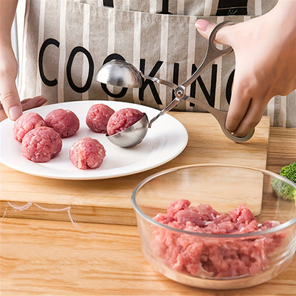 Effortless NonStick Stainless Steel Meatball Maker for Camping