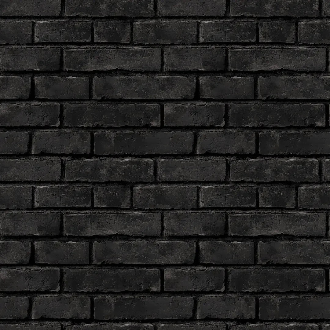 Obsidian Industrial Brick Wall