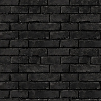 Obsidian Industrial Brick Wall