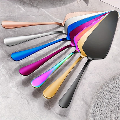 Stainless Steel Cake Shovel with Serrated Edge Tool