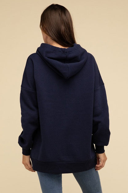 ZENANA Oversized Hoodie Longline Sweatshirt