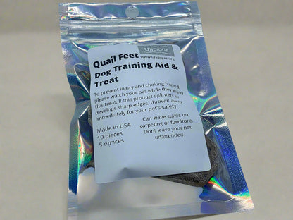 Quail feet Dog Training aid & Treat