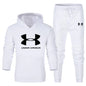 Men's Solid Color Thick Jacket Set for Spring and Autumn
